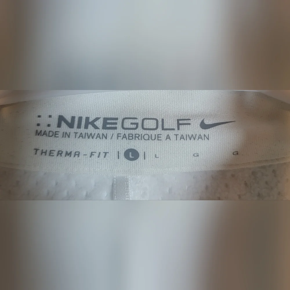 ​Nike Golf Therma-FIT Vest Women’s Size Large White Full Zip Gilet Golfcore - Picture 3 of 7